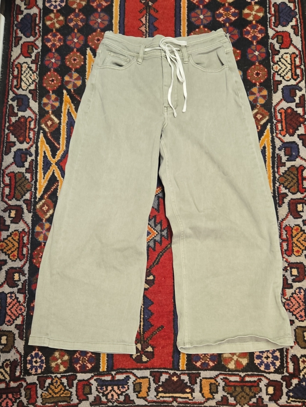 Dear John Sage Green Wide Leg Pants